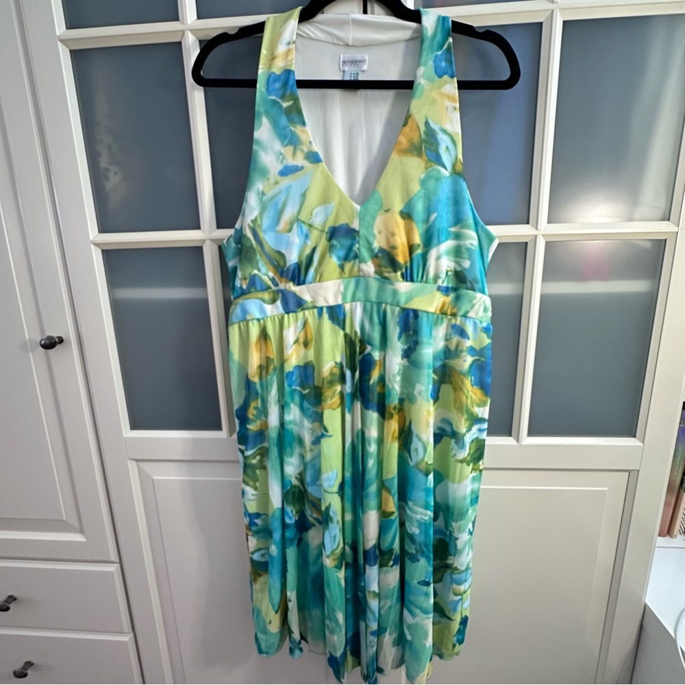 Motherhood Maternity Floral Halter Style Dress - EUC